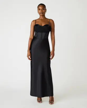 CARMELA DRESS BLACK from Steve Madden
