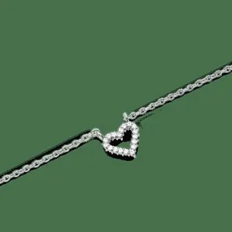 Mirelle Heart Necklace Silver from Daniel Wellington