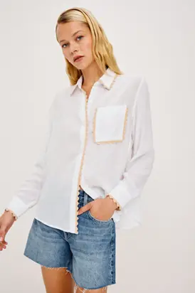 SAYA SHIRT - WHITE from Rails