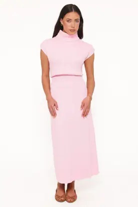 Avalon Midi Dress - Pink from Petal & Pup