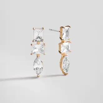 Ally Crystal Drop Earrings from BaubleBar