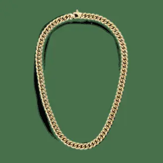 Ellipse Cuban Chain Necklace Gold from Daniel Wellington
