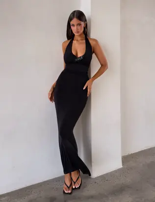 ASTORIA MAXI DRESS - BLACK from Tiger Mist