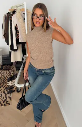 Comfy Life Knit Top Camel from White Fox