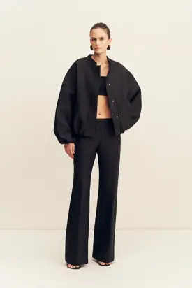 OTIS OVERSIZED BOMBER JACKET - BLACK from Shona Joy