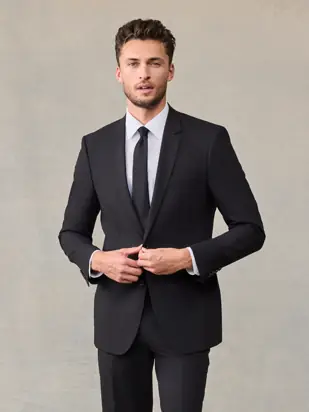Essential Suit Outfit in Black from The Black Tux