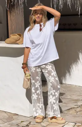Alba Plain White Tee from Beginning Boutique